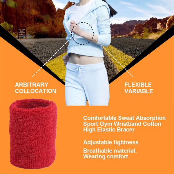 Comfortable Sweat Absorption Wristband