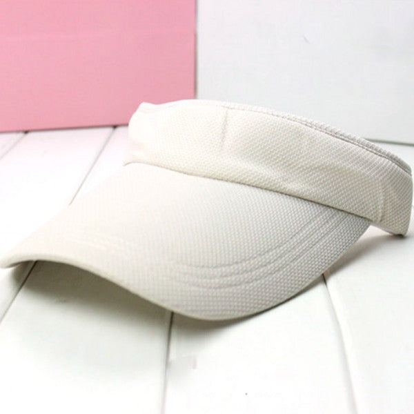 Plain Visor Tennis Hat