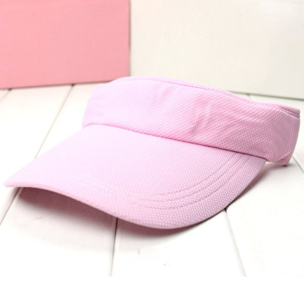 Plain Visor Tennis Hat